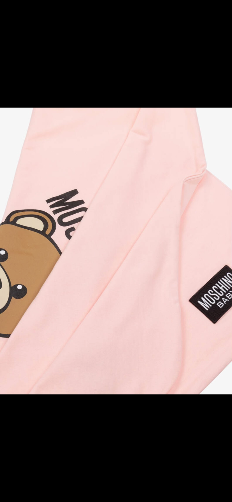 MOSCHINO PINK BABY BLANKET MUB00J