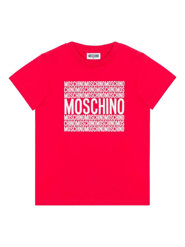 MOSCHINO RED SHORTS SET H6M04K-HUQ028