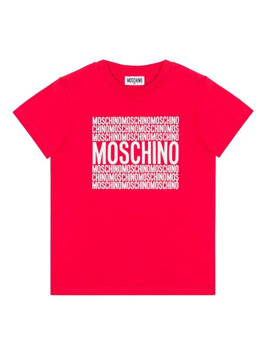 MOSCHINO RED SHORTS SET H6M04K-HUQ028