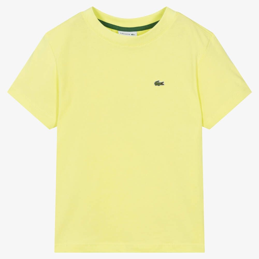 Lacoste Pastel Yellow T shirt