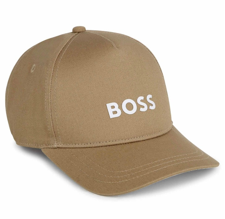 BOSS BEIGE BASEBALL CAP