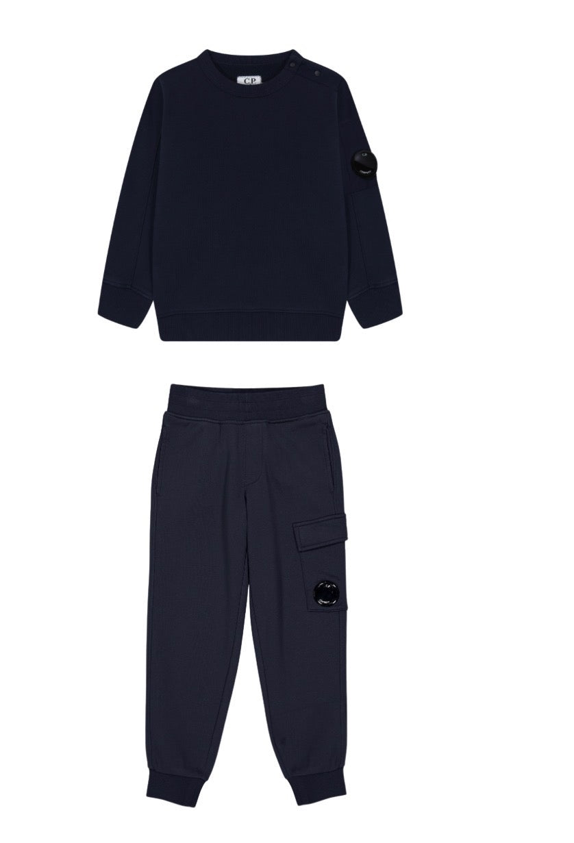 C.P. COMPANY BOYS NAVY GOGGLES TRACKSUIT CNF00X/CPP002