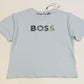 BOSS UNISEX MAXI T SHIRT PALE BLUE T SHIRT J52372