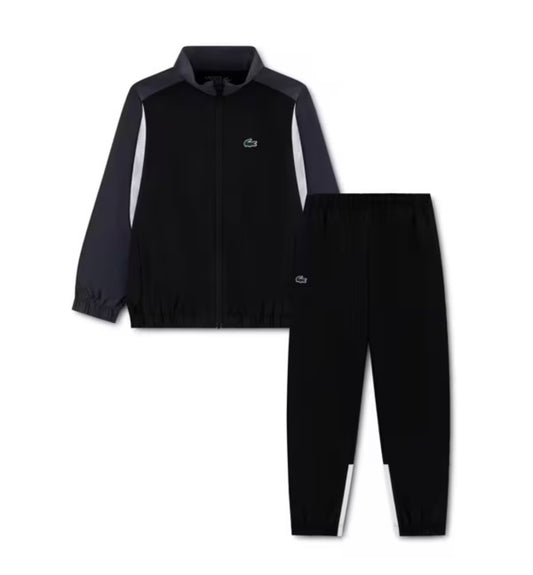 LACOSTE OFF COURT WOVEN TRACKSUIT IN BLACK 847667