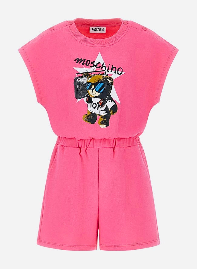 MOSCHINO PINK PLAYSUIT HDT001