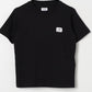 C.P. COMPANY BOYS BLACK T SHIRT. CUM00S