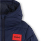 HUGO BOYS NAVY PUFFER JACKET G01254