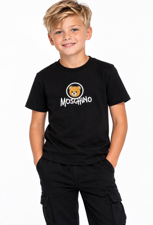 MOSCHINO BLACK  MAXI T SHIRT HMM05W