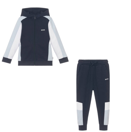 BOSS BOYS NAVY TRACKSUITJ52322/J52290