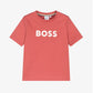 BOSS BOYS RASBERRY T SHIRT J52711