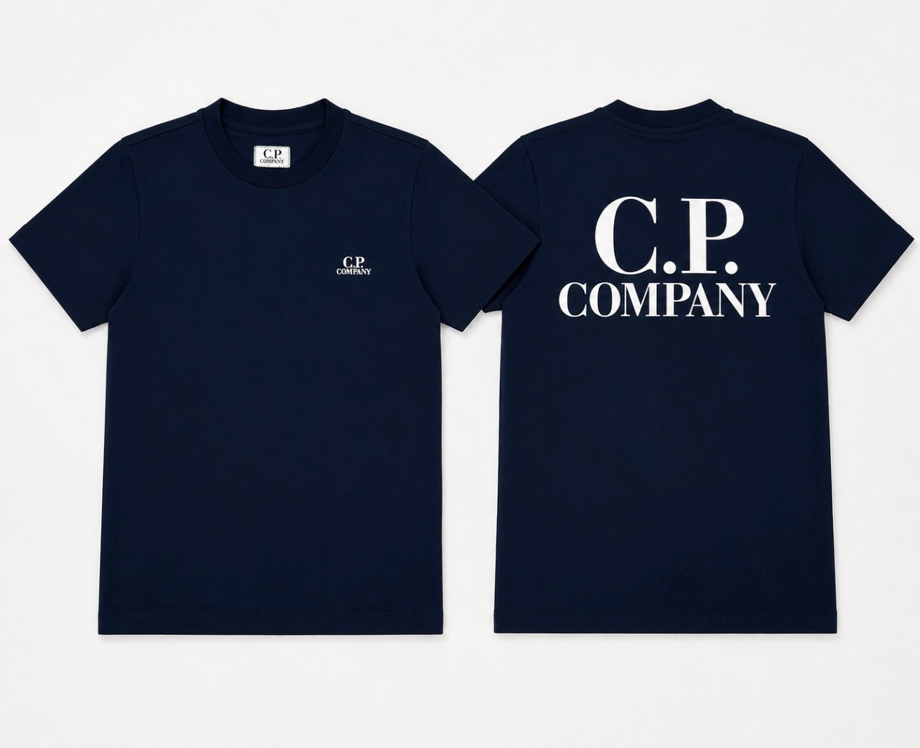 C.P. COMPANY BOYS NAVY T SHIRT C8M00L