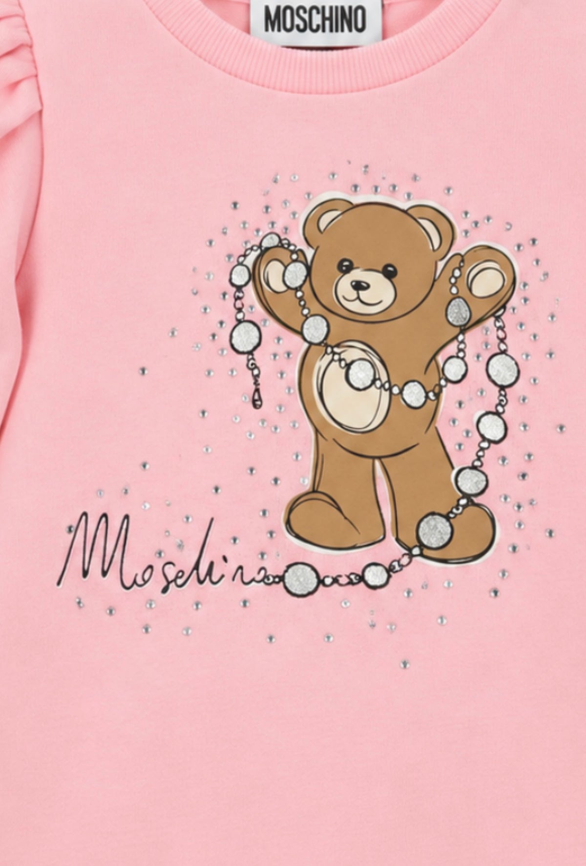 MOSCHINO GIRLS SUGAR ROSE DRESS HCV0FC