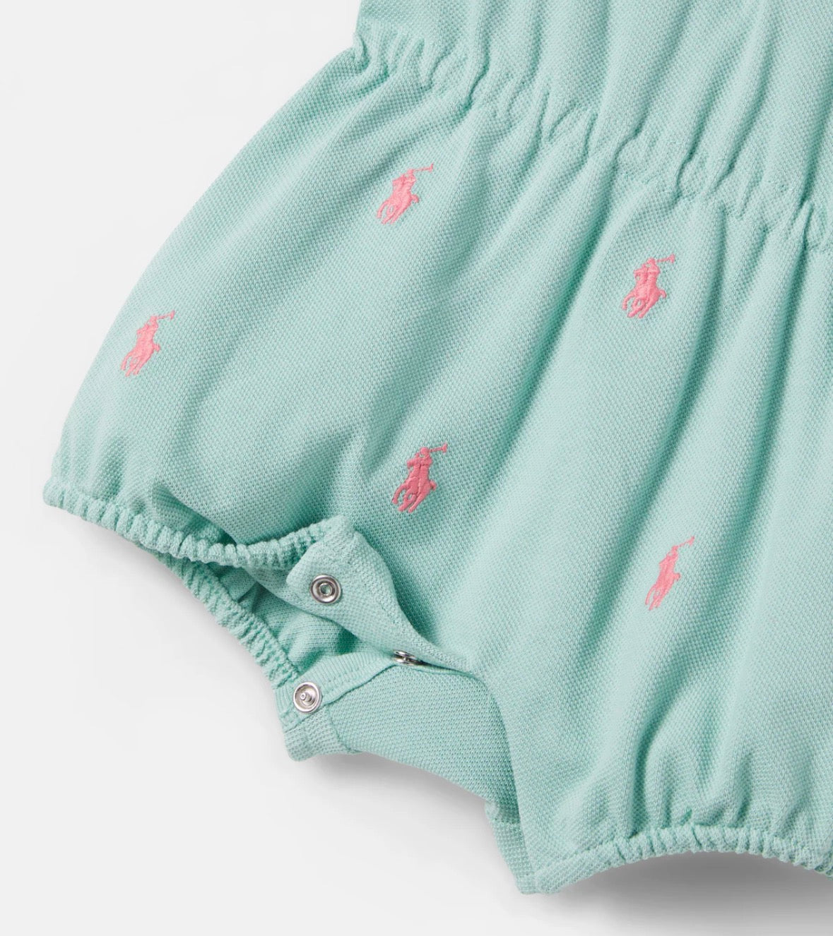 RALPH LAUREN BABY/TODDLER GIRL MINT GREEN PLAYSUIT 12843001