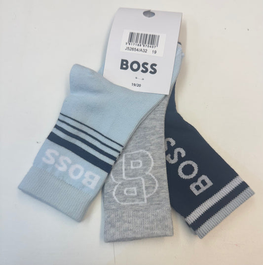BOSS GREY BABY/TODDLER SOCKS J52654