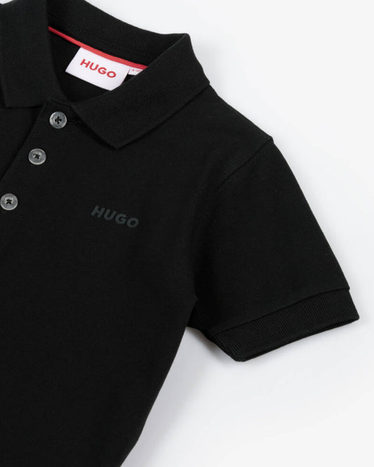 HUGO BLACK POLO SHIRT G00344