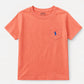 RALPH LAUREN PEACH TEEN POCKET T SHIRT 70333500