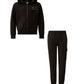 C.P. COMPANY BOYS BLACK HOODED TRACKSUIT CUF01A/COP002