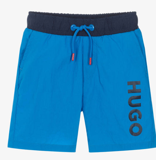 HUGO ELECTRIC BLUE SWIMSHORTS