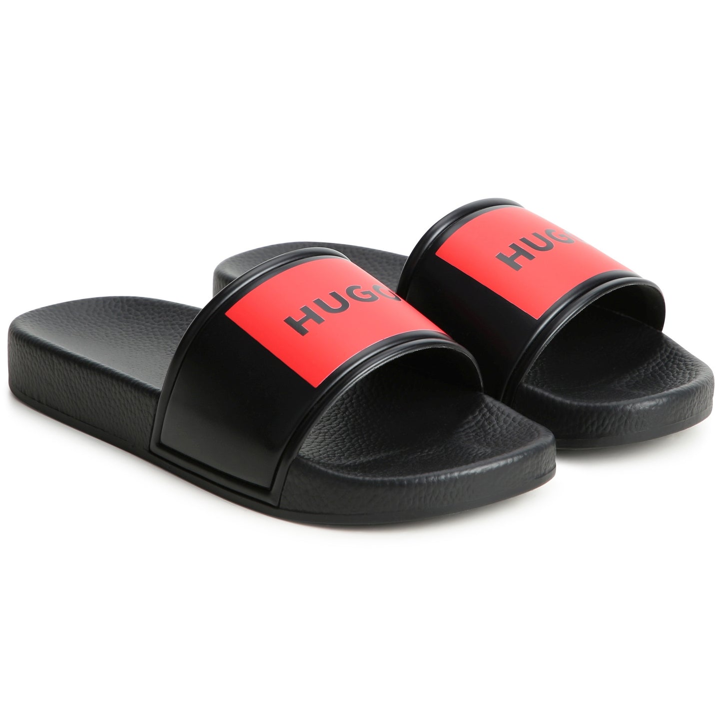 HUGO BLACK SLIDERS