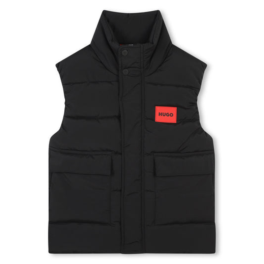 HUGO BLACK BODY WARMER G00295