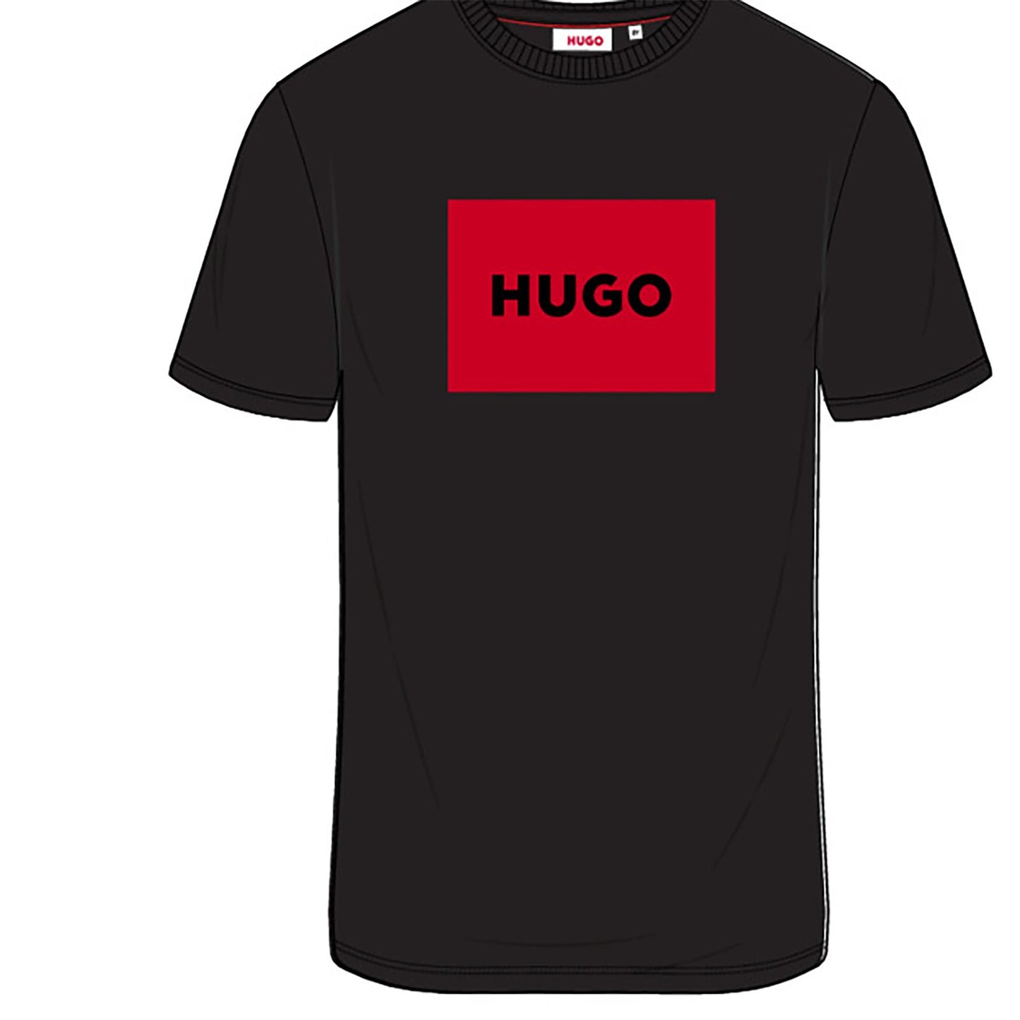 HUGO BLACK/RED T SHIRT G00334