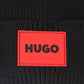 HUGO BLACK PULL ON HAT/BEANIE G00561