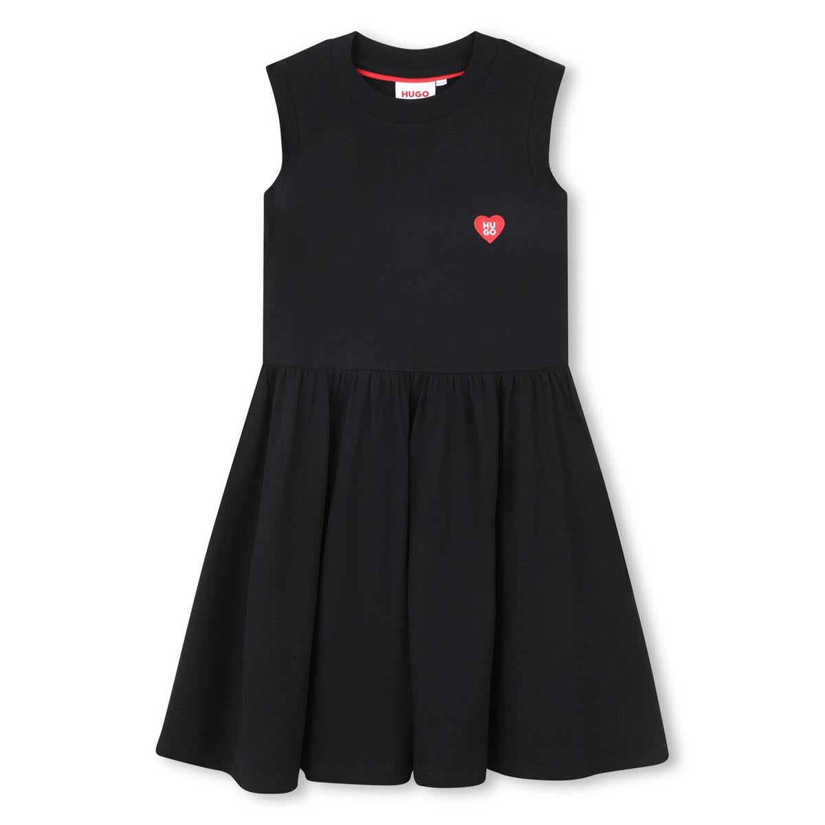 HUGO GIRLS BLACK DRESS G00984