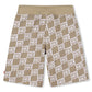 HUGO BEIGE JERSEY SHORTS G00999