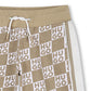 HUGO BEIGE JERSEY SHORTS G00999