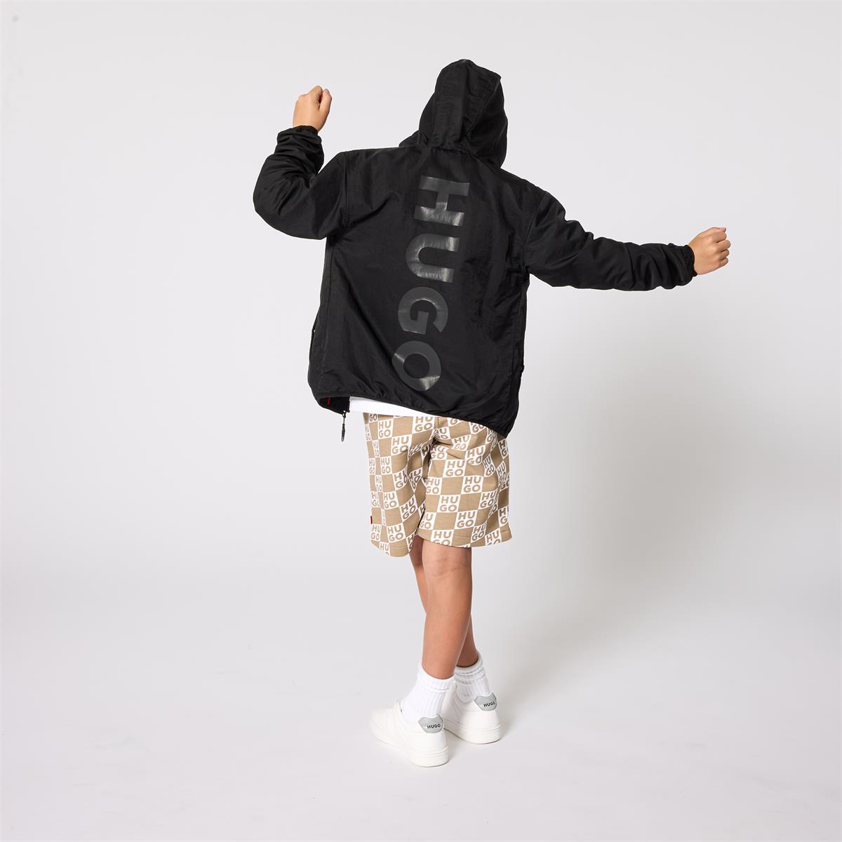 HUGO BEIGE JERSEY SHORTS G00999