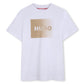 HUGO WHITE LOGO T SHIRT G01019