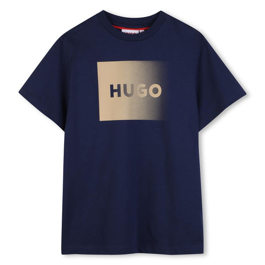 HUGO BOYS NAVY T SHIRT G01019