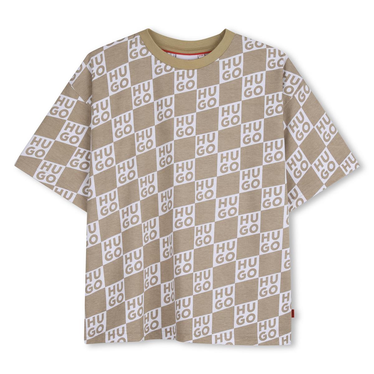 HUGO OVERSIZED BEIGE T SHIRT G01022