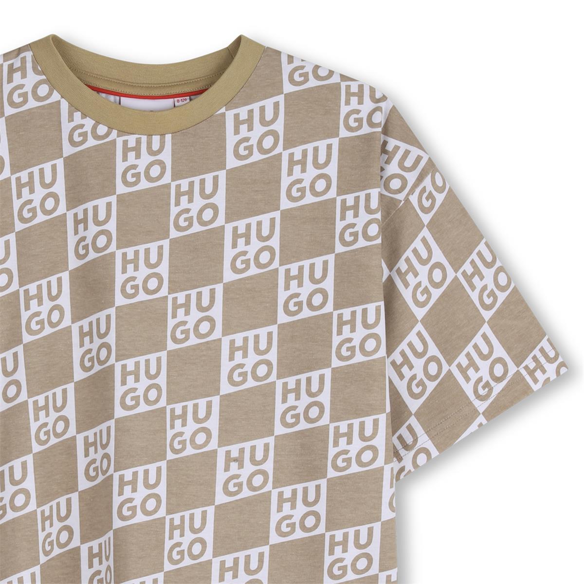 HUGO OVERSIZED BEIGE T SHIRT G01022
