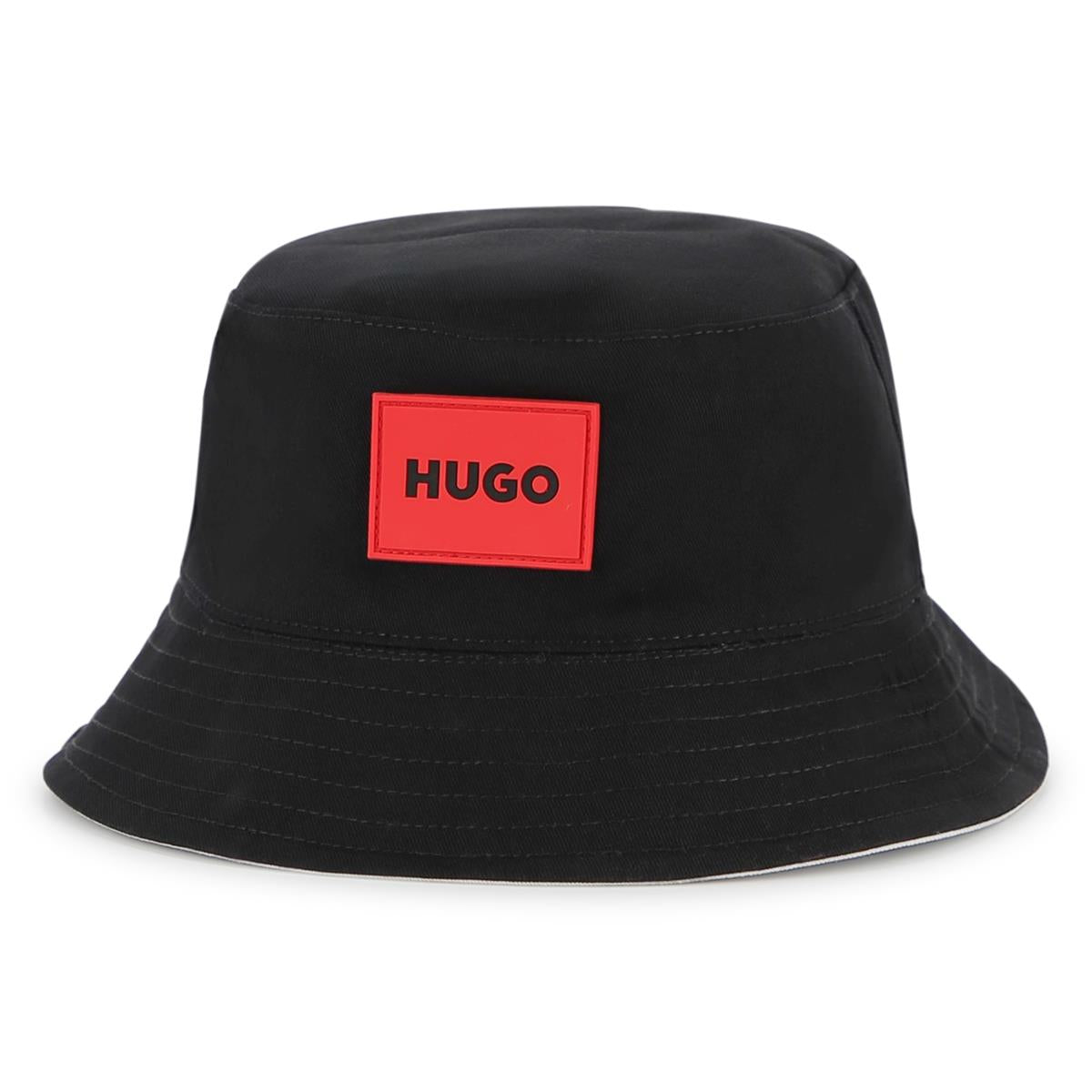 HUGO REVERSIBLE GREEN/BLACK BUCKET HAT G01165
