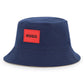 HUGO BOYS REVERSIBLE  NAVY&BEIGE BUCKET HAT G01166