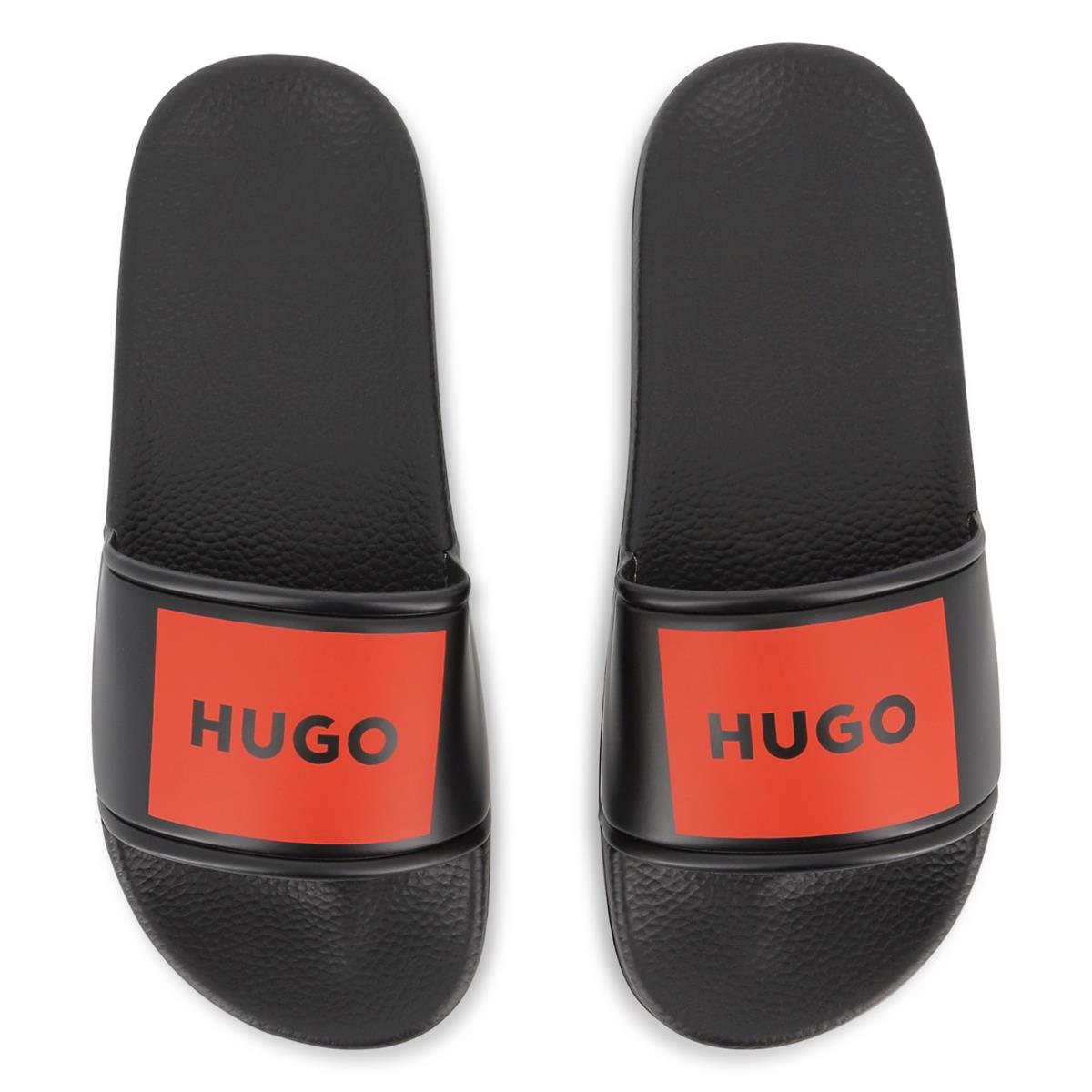 HUGO BLACK  BOY/TEEN SLIDERS G01179