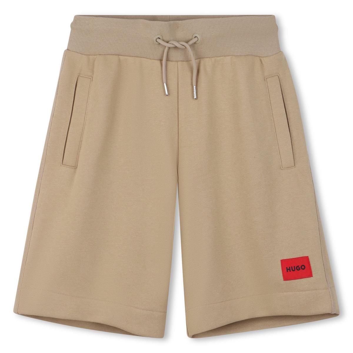 HUGO BOYS BEIGE BERMUDAS G01183