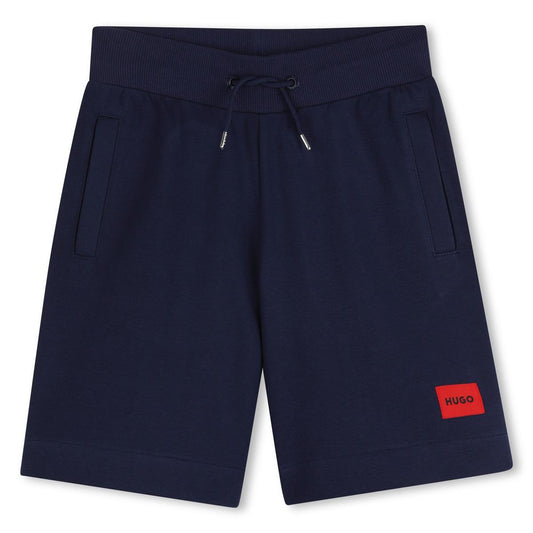 HUGO BOYS NAVY BERMUDAS G01183