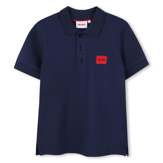 HUGO BOYS NAVY POLO SHIRT G01186