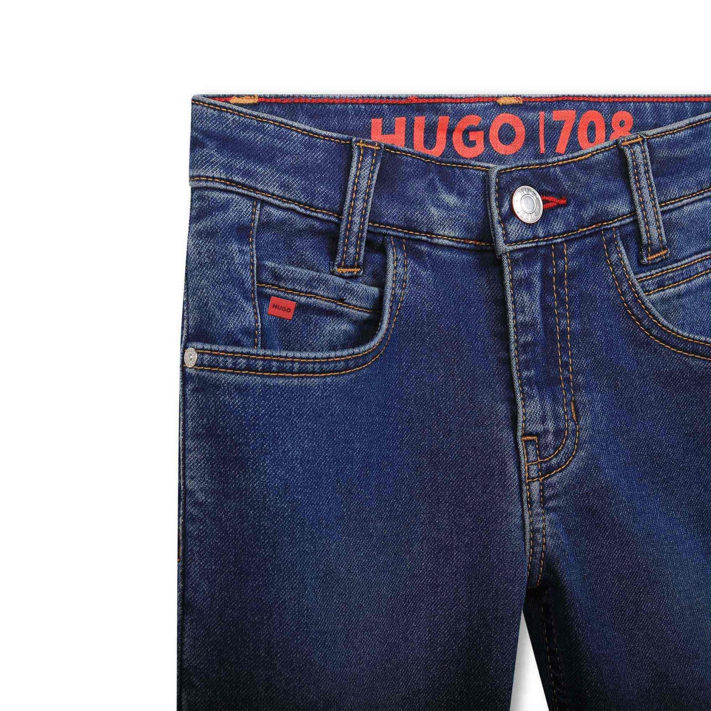 HUGO Boys Blue Denim Jeans **Slim Fit**