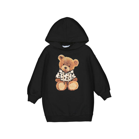 MAYORAL GIRLS BLACK HOODY 4.928