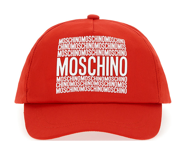 MOSCHINO RED BASEBALL CAP HOX00W