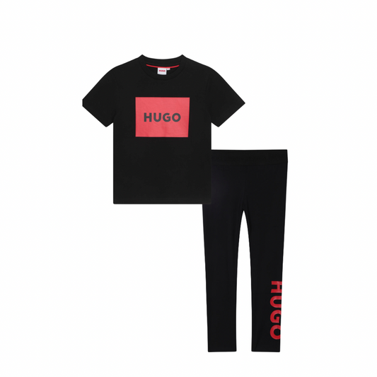 HUGO Girls T-shirt & Legging Set