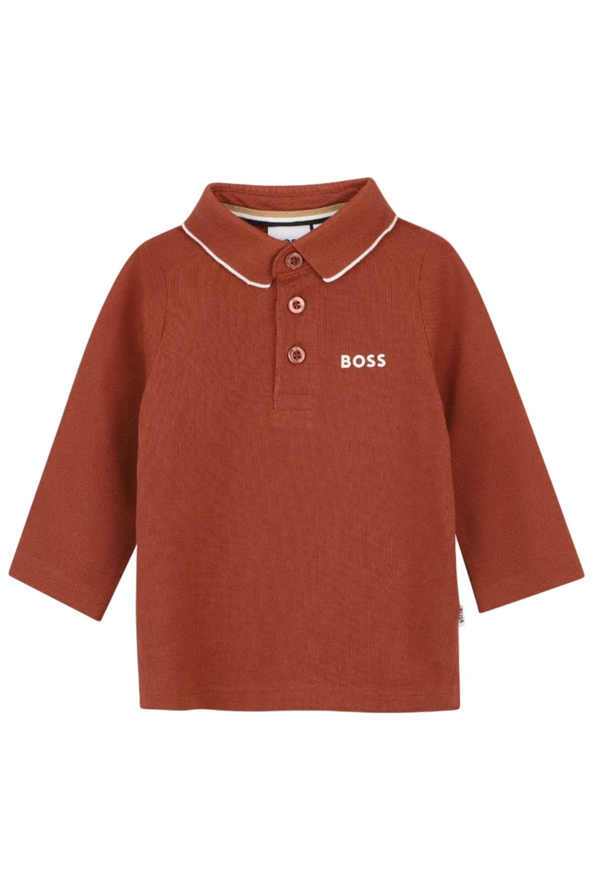 BOSS BABY/TODDLER RED POLO SHIRT J53481