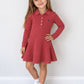 RALPH LAUREN PINK POLO FLARE DRESS 25286001
