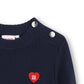 HUGO GIRLS NAVY DRESS G01280