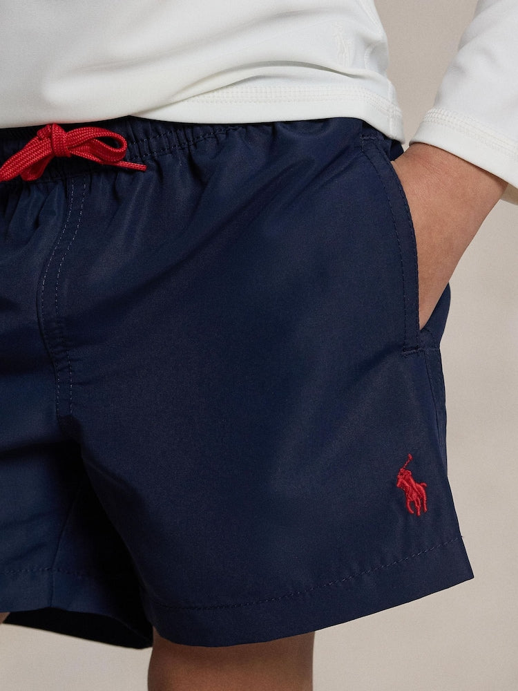 RALPH LAUREN BOY/TEEN NAVY SWIM SHORTS 57810002