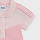 BOSS GIRL PINK BABY /TODDLER POLO DRESS J52186
