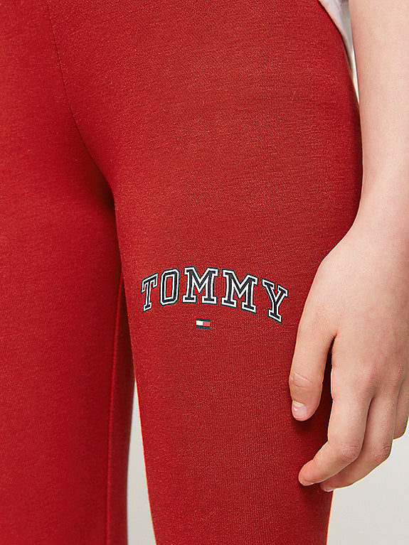 TOMMY HILFIGER RED LEGGINGS